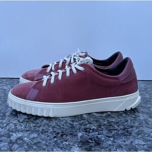 Salvatore Ferragamo Velvet Cube Low Top Women’s Shoes Sneakers Size 9.5 C